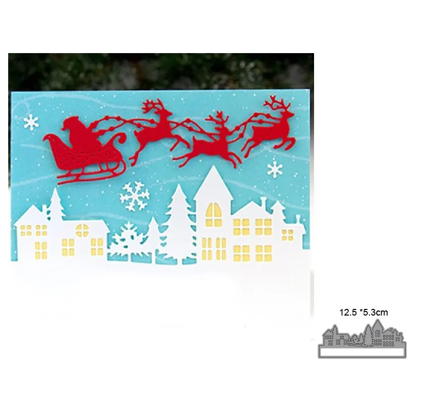 Customized Dies Christmas Snowflake Deer Socks Metal Cutting Dies Scrapbooking Dies For DIY Craft Paper Card Making Stencils Die