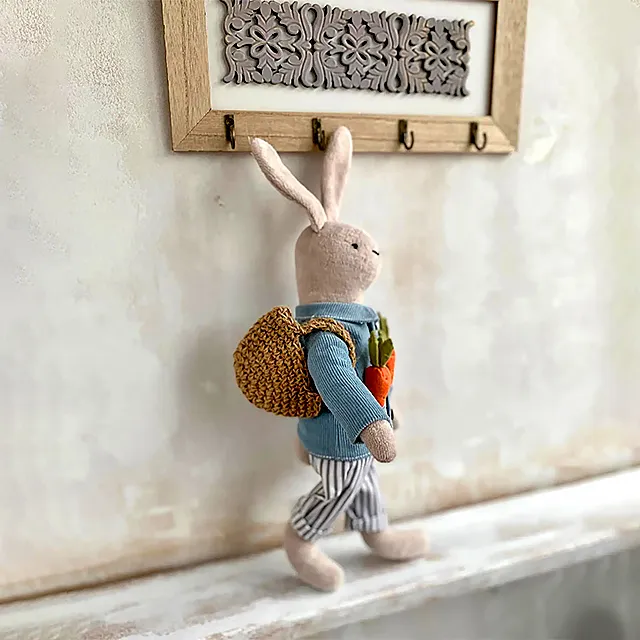 Paper Rabbit Clothes Sewing Rabbit With Clothes Template Set