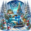 (US Local)4Pack Xmas-Special Shaped Diamond Painting Kit(30x30cm)