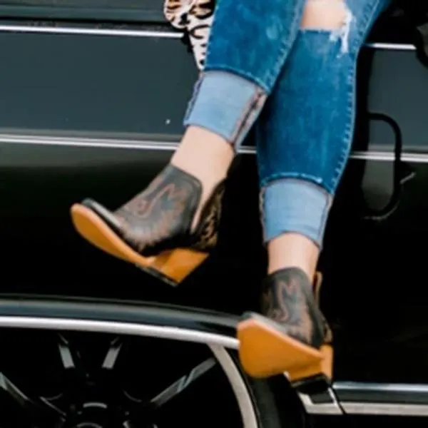 Women Vintge Ankle Boots