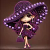 Diamond Painting-DIY Crystal Rhinestone Fashion Doll