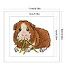 Guinea Pig - 14CT Stamped Cross Stitch 11*9cm/4.33*3.54in(Brand)