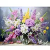 Bouquet Flowers - 11CT Stamped/Counted Cross Stitch 50*40cm