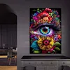 Eye Of  The Flower - Round Drill Diamond Painting - 50*70CM - Large Size