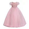 Spring Autumn Flower Kid Girl Princess Dress