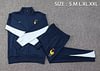 Joyfball 2024/2025 France Long Zipped Jacket Royal Blue Football Jersey 1:1 Thai Quality 