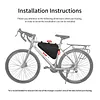 Bike Frame Bag Mountain Bike Bag Cycling Storage Bag for Road and Mountain Bikes