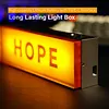 Electric lamp creative desktop decoration ornaments LED light box atmosphere desk lamp hotel outdoor advertising event gift charging night light