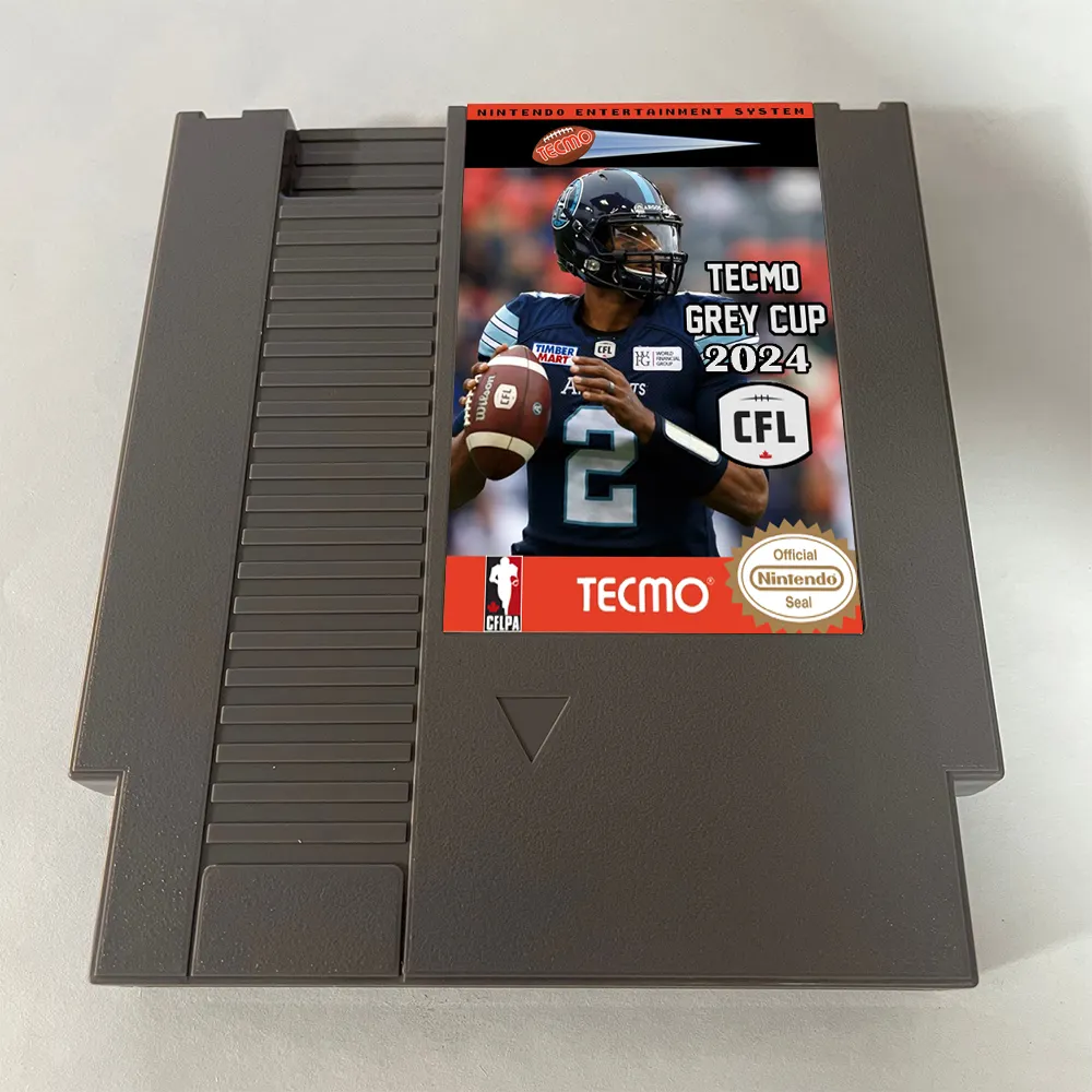 Tecmo Grey Cup 2024 NES For Nintendo Entertainment System Console - 8 Bit Game Cartridge