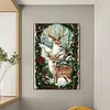 Diamond Painting-DIY Full Round Drill Elk in the Snow(70*50 CM)