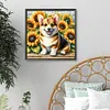 Corgi-Peinture diamant foret rond-40*40cm