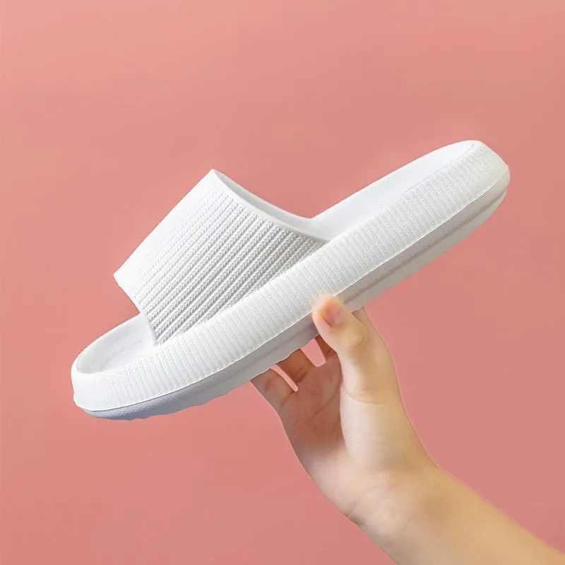Man Women Slipper Quick-Drying Thickened Non-Slip Sandals Thick Sole House Slippers Bathroom Footwear Summer Beach Sandal