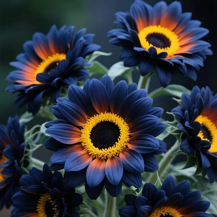 Midnight Blaze Sunflower