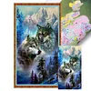 Wolf -11CT Stamped Cross Stitch Kit(40*70cm)