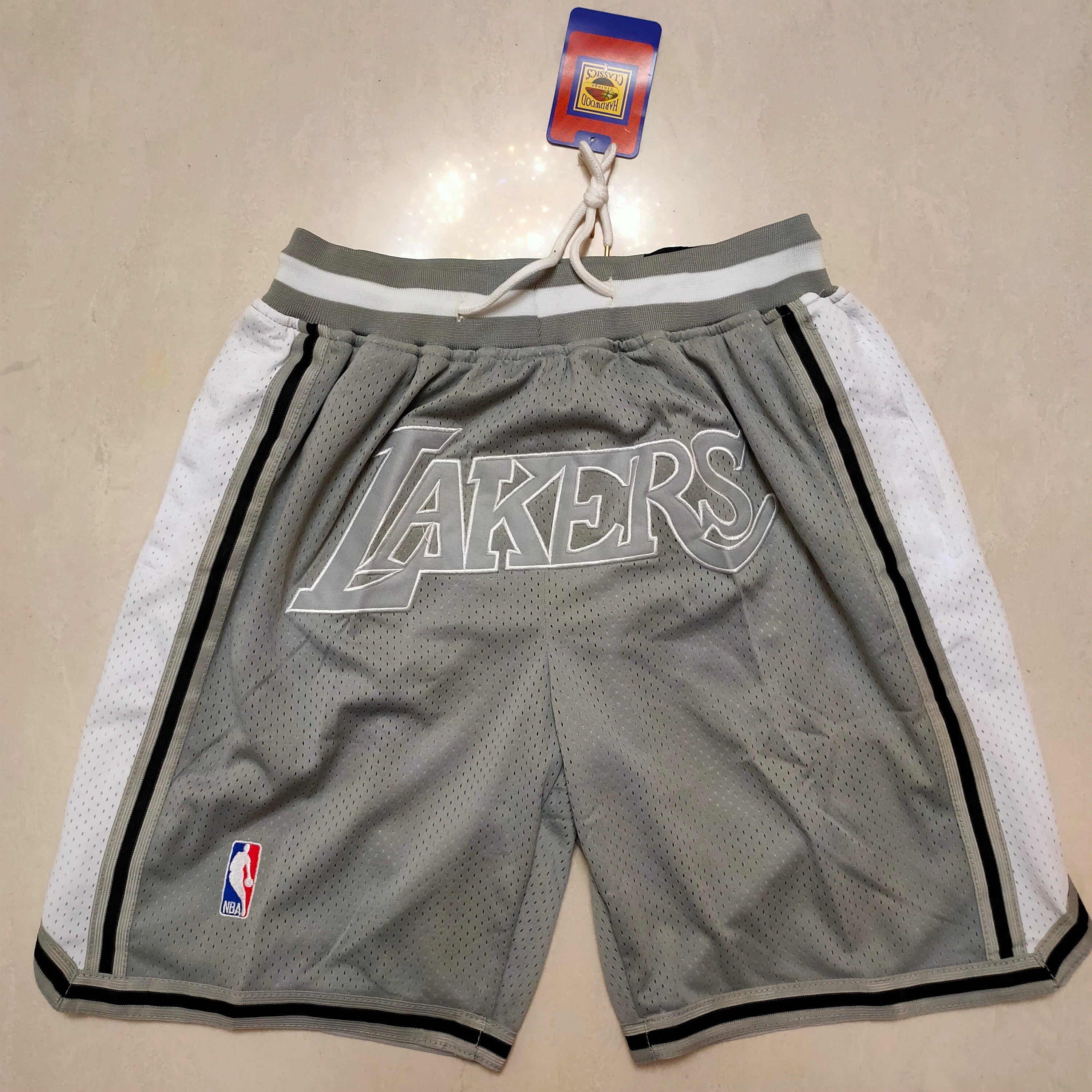 Los Angeles Lakers MVP Gray Pocket Pants Shorts