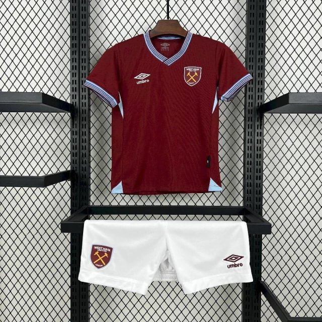 Kids West Ham United 25/26 Home Football Kit