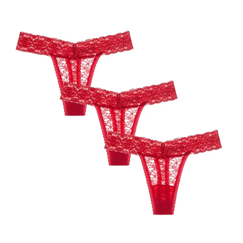 Sexy Panties Woman's Thongs Lace Underwear For Woman G-String Ladies Plus Size Lace Sexy Female Underwear Woman BANNIROU