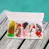 45pcs Fishing Lures Kit Soft and Hard Bait Hooks Swivels for Bass Pike Crank
