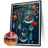 >SALE<5D DIY Full Round Drill Diamond Painting Flower Wind Chime Kit Home Decor(A2795)