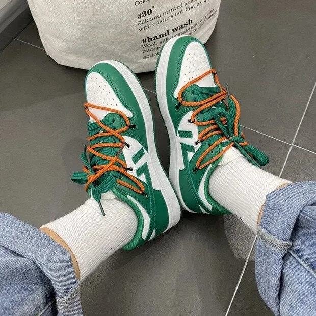 2021 Autumn  Men Women Classic Skateboard Shoes Low-top Casual Trainers Outdoor Walking Retro Sneakers Chunky Dunky Sports Shoes