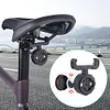 Bike Taillight Bracket Saddle Mount for AirTag Locator for Garmin Varia Radar