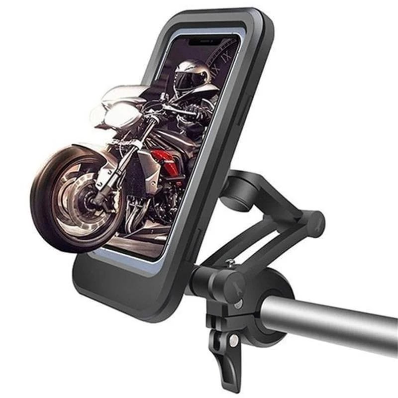 Waterproof mobile phone navigation holder for motorcycle/bicycle riding