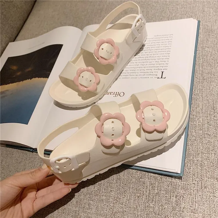 Summer Cute Flowers Sandals