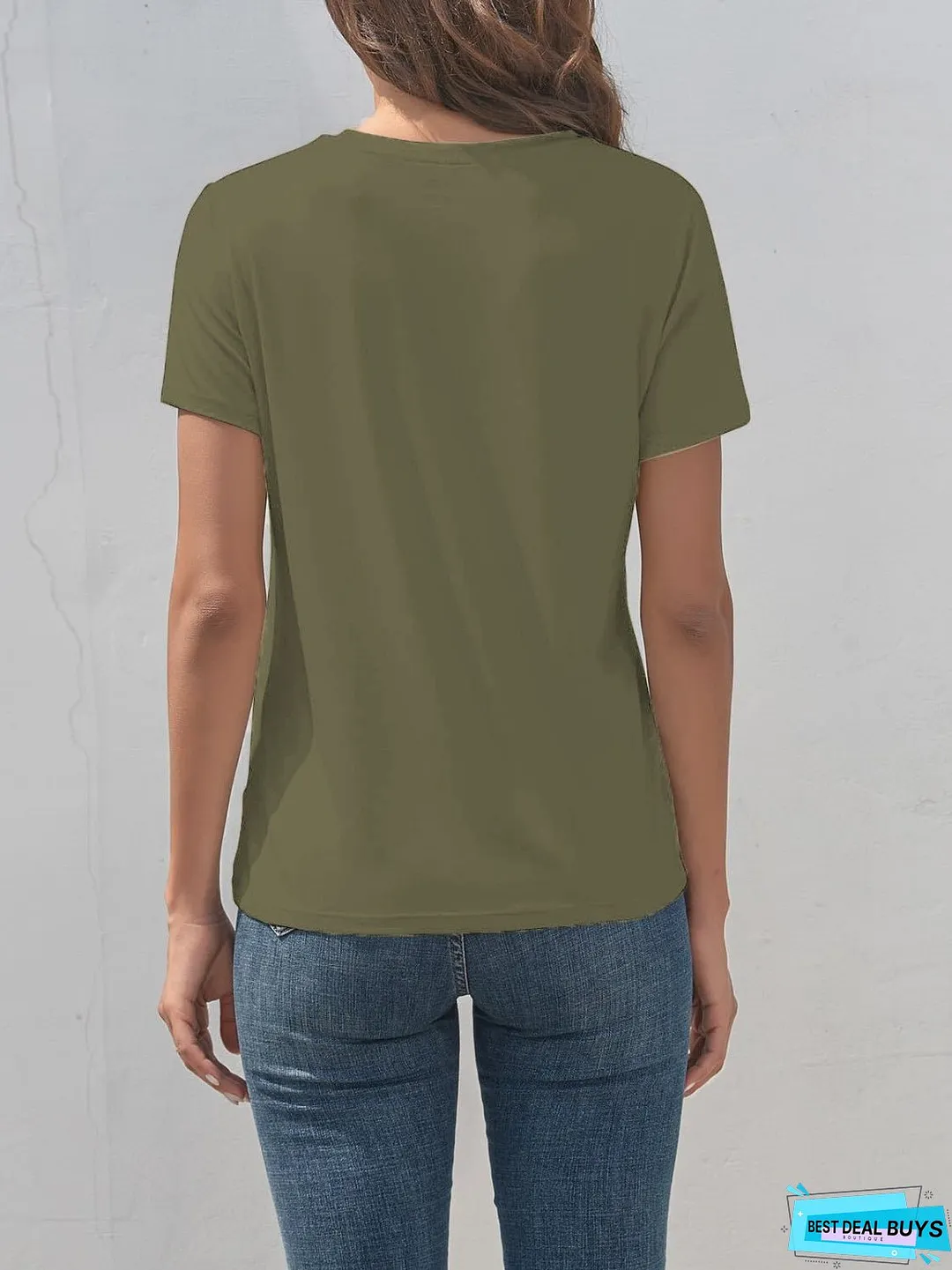 Cross Graphic Round Neck T-Shirt