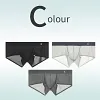 Ice Silk Seamless Transparent Ultra-Thin Boxer Briefs