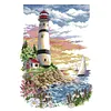 Lighthouse-14CT Stamped Cross Stitch Kit(30*40cm)
