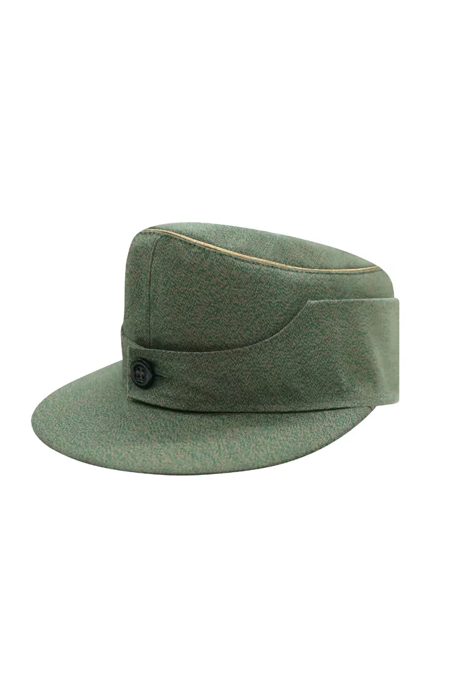   Polizei Summer Mottled Green M1944 Field Cap German-Uniform