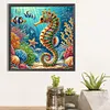 Seahorse-Partial Special Shaped Diamond painting 30*30cm