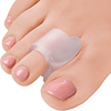 4-Pack Toes Spacers Clear Spreader For Bunion Corrector and Bunion Relief