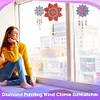 3PCS Diamond Painting Mandala Double Sided  Art Pendant