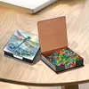 Leather Dragonfly Diamond Painting Notecard Box Rhinestones Post It Dispenser