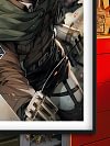 Fiery Captain Levi Ackerman Decorative Painting - Attack On Titan - BLK Studio