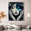 Tai Chi Lotus-11CT Stamped Cross Stitch 50*50cm