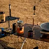 2 In 1 Camping Stove Gas Heater 2500W Portable Roasting Stove for Travelling