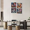 (US Local)4Pack Independence Day-Special Shaped Diamond Painting Kit(30x30cm)
