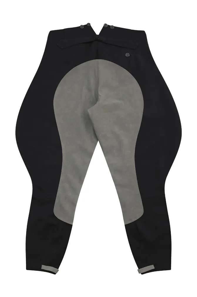   Polizei German Officer Black Gabardine Riding Breeches German-Uniform