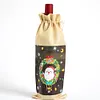 5D DIY Special Shaped Drill Diamond Painting Christmas Wine Bottle Bags Covers Kits