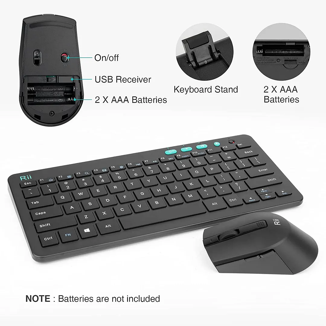 Rii Wireless Keyboard RKM709