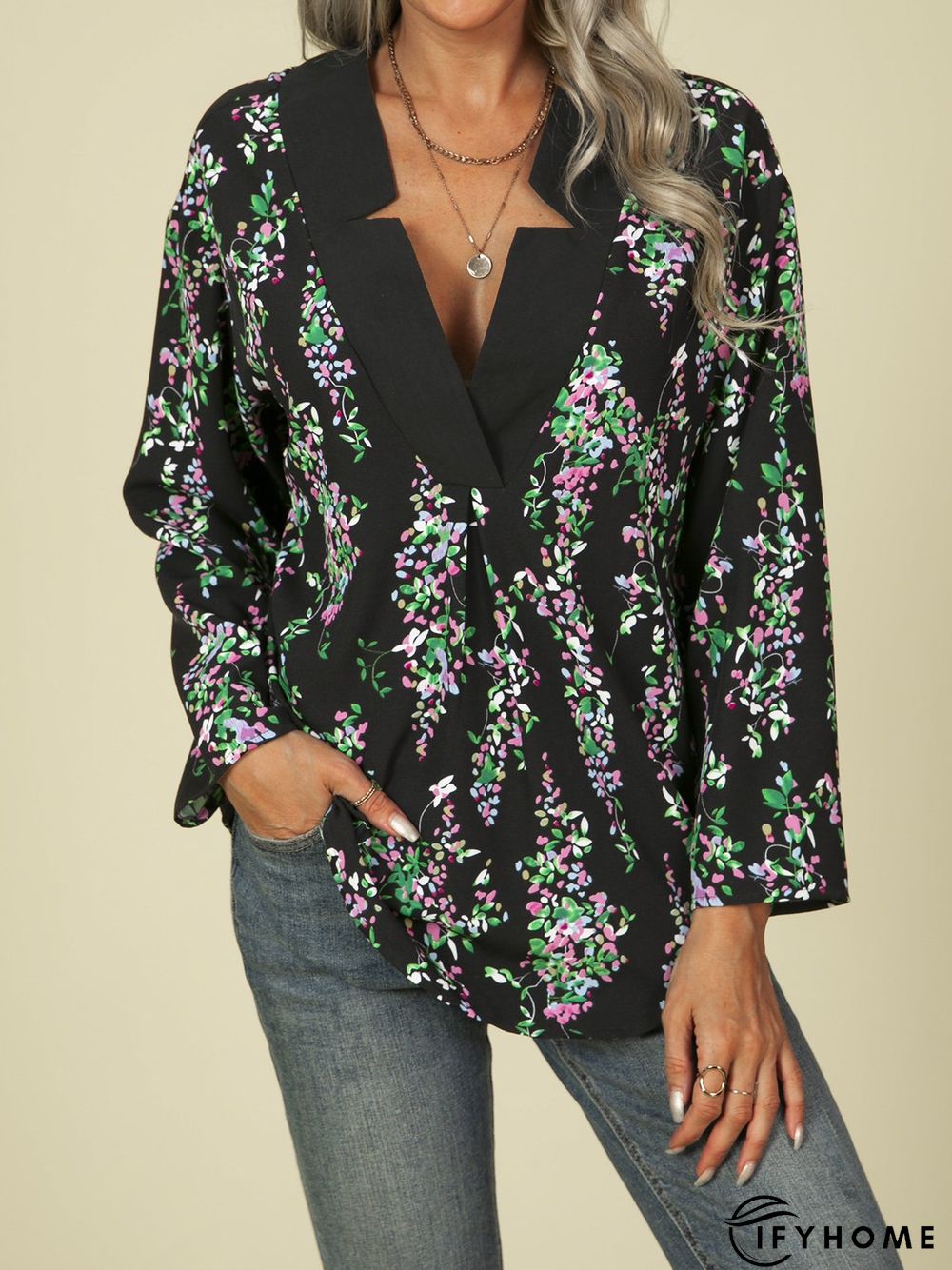Loosen Casual Cotton Blends Tunic Top | IFYHOME