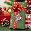 (US Local)12Pcs Xmas Theme  DIY Diamond Christmas Tree Pendant Wall Door Decoration