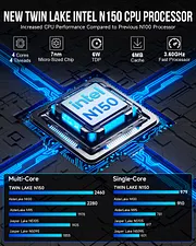 NucBox G3 Plus--Enhanced Performance Mini PC With Intel N150 Processor
