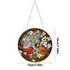 DIY Double Sided Effect Diamond Painting Hanging Decor Kit (Freckled Bird )