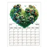 DIY Special Shaped Colorful Pattern 5D DIY Diamond Art Monthly Planner Kit