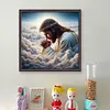 Praying Man - 11CT Stamped Cross Stitch - 40*40cm