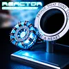 Reactor Ornaments Core Figure Reactor Alloy Model Display Metal Chest light, LED light, Vibration Sensor Control, USB Interface, Gift Toy