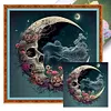 Sukll Moon - 11CT Stamped Cross Stitch 40*40cm